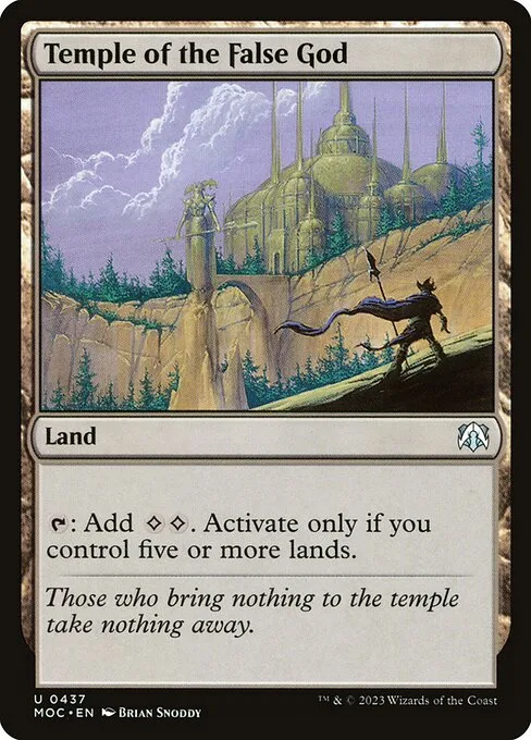 Temple of the False God · March of the Machine Commander 437/450