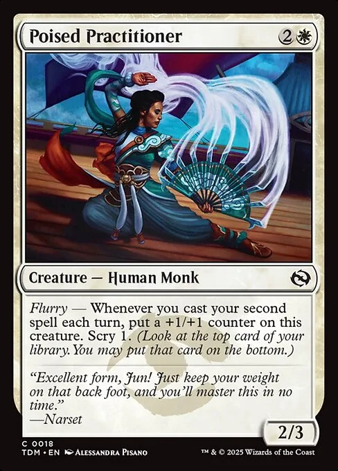 Poised Practitioner · Tarkir: Dragonstorm 18/427