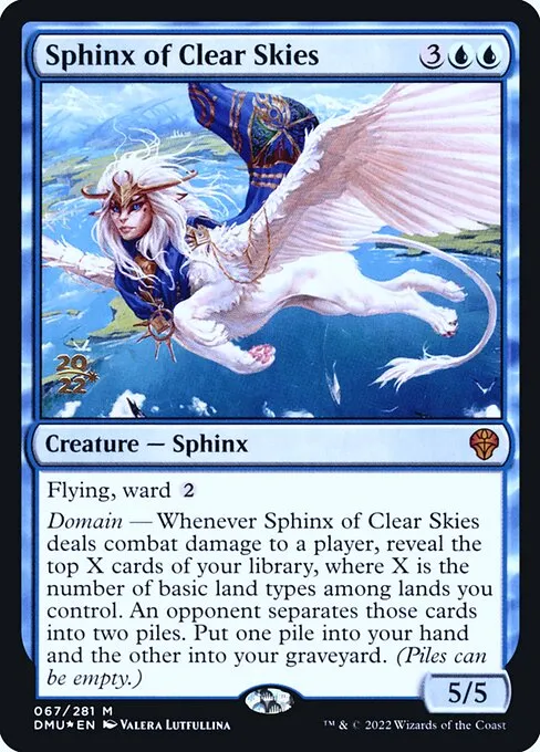 Sphinx of Clear Skies · Dominaria United Promos 67s/161