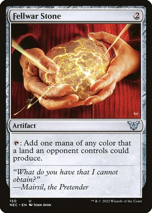 Fellwar Stone · Neon Dynasty Commander 150/179