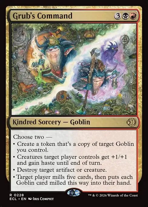 Grub's Command · Lorwyn Eclipsed Promos 228p/87