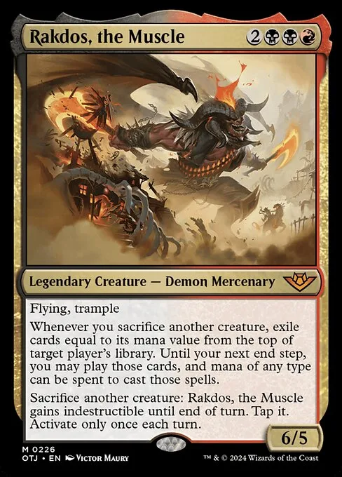 Rakdos, the Muscle · Outlaws of Thunder Junction 226/374