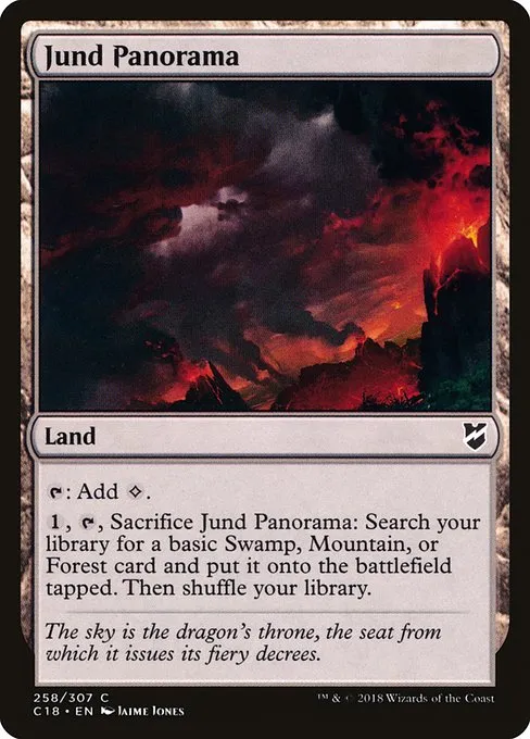 Jund Panorama · Commander 2018 258/307
