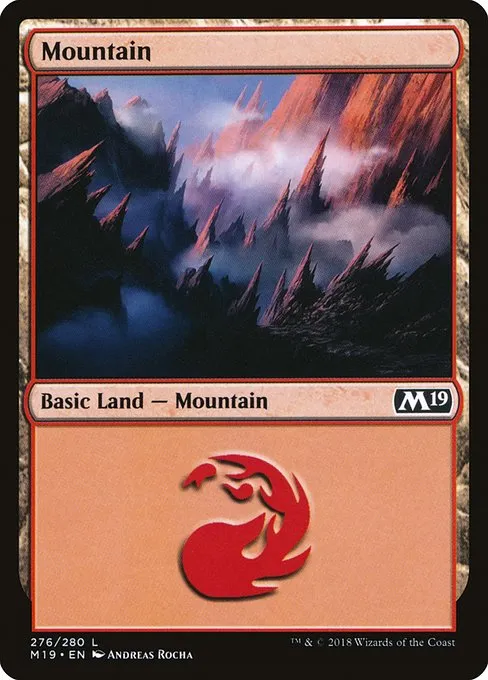 Mountain · Core Set 2019 276/314