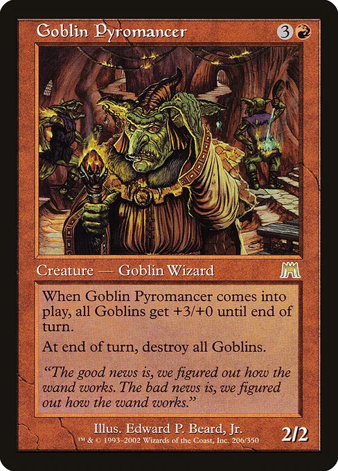 Goblin Pyromancer · Onslaught 206/351