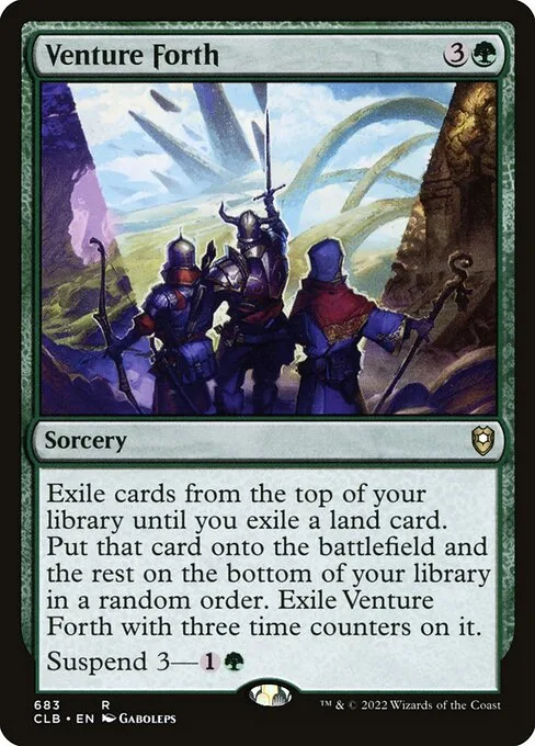 Venture Forth · Commander Legends: Battle for Baldur's Gate 683/936