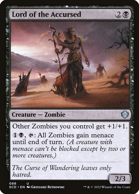 Lord of the Accursed · Starter Commander Decks 88/352