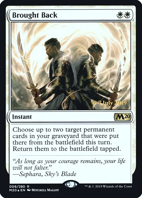 Brought Back · Core Set 2020 Promos 9s/144