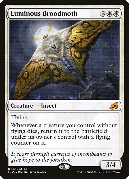 Luminous Broodmoth · Ikoria: Lair of Behemoths 21/390