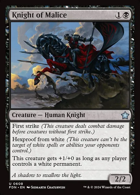 Knight of Malice · Foundations 608/771