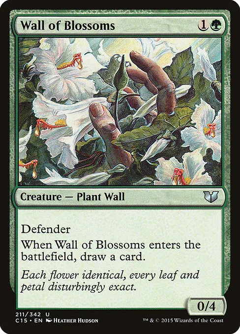 Wall of Blossoms · Commander 2015 211/342