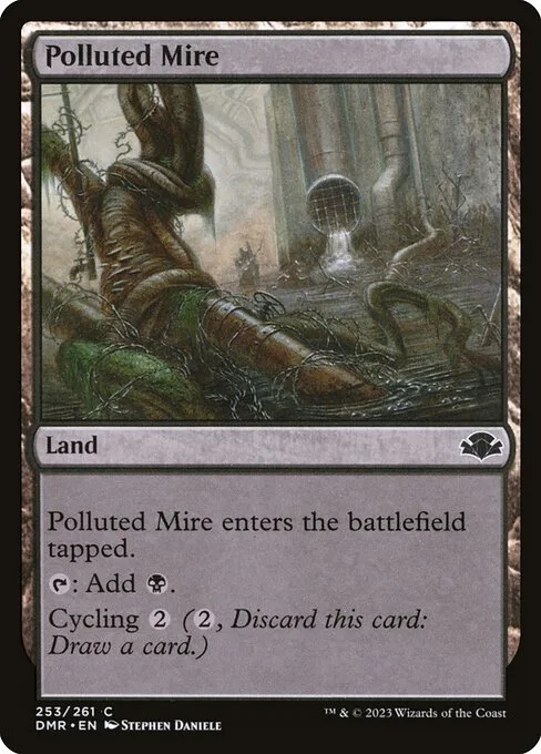 Polluted Mire · Dominaria Remastered 253/457