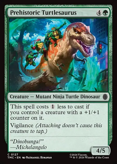Prehistoric Turtlesaurus · Teenage Mutant Ninja Turtles Eternal 127/132
