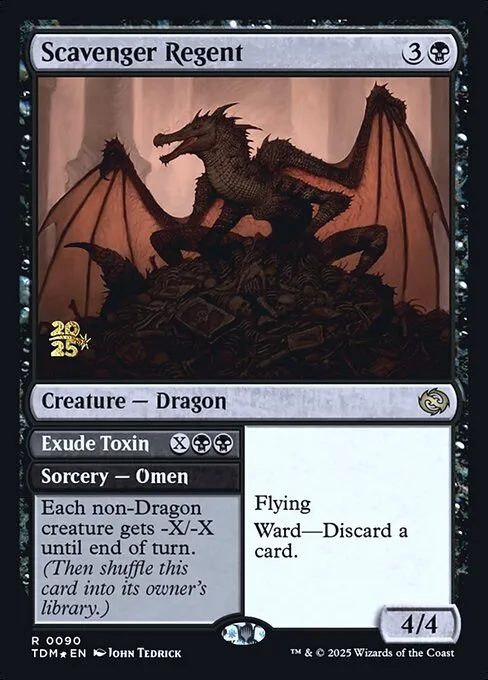 Scavenger Regent // Exude Toxin · Tarkir: Dragonstorm Promos 90s/160