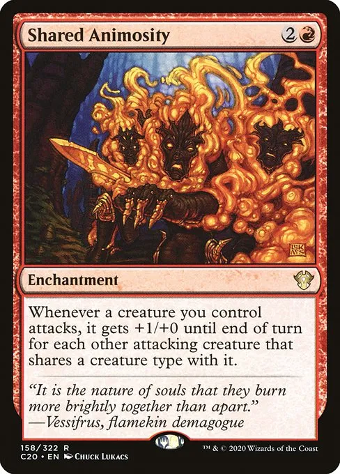 Shared Animosity · Commander 2020 158/322
