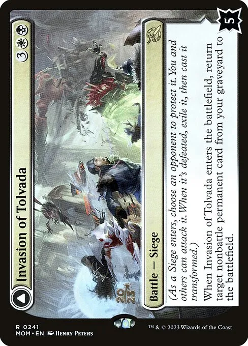 Invasion of Tolvada // The Broken Sky · March of the Machine Promos 241s/144
