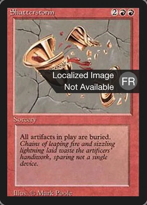 Shatterstorm · Foreign Black Border 176/307