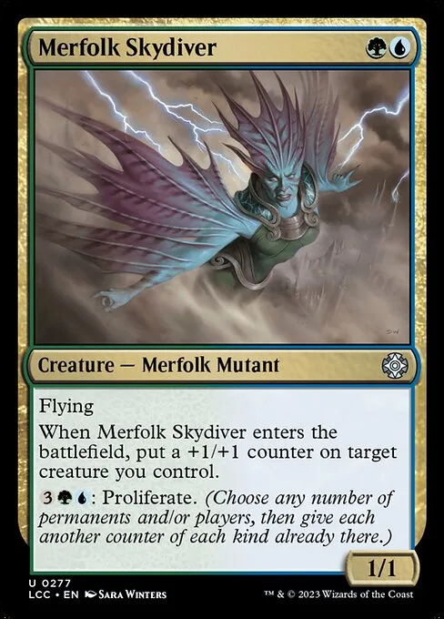 Merfolk Skydiver · The Lost Caverns of Ixalan Commander 277/370