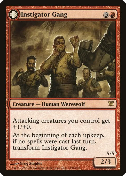 Instigator Gang // Wildblood Pack · Innistrad 149/264