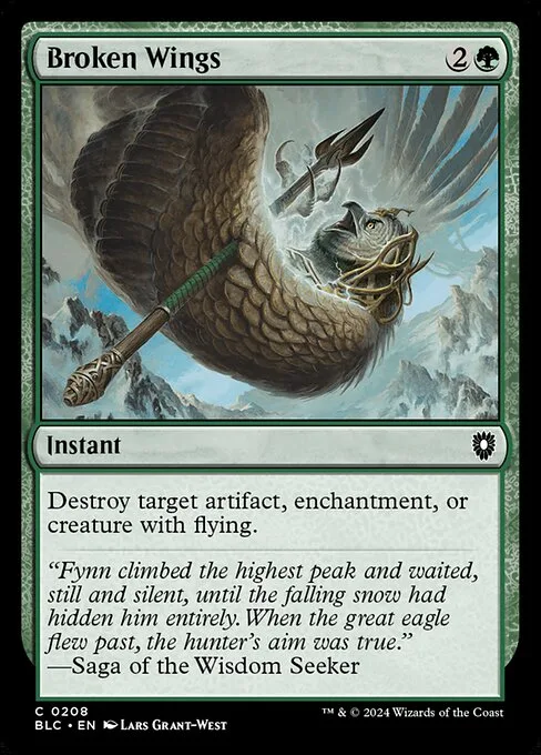 Broken Wings · Bloomburrow Commander 208/356