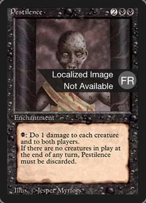 Pestilence · Foreign Black Border 122/307