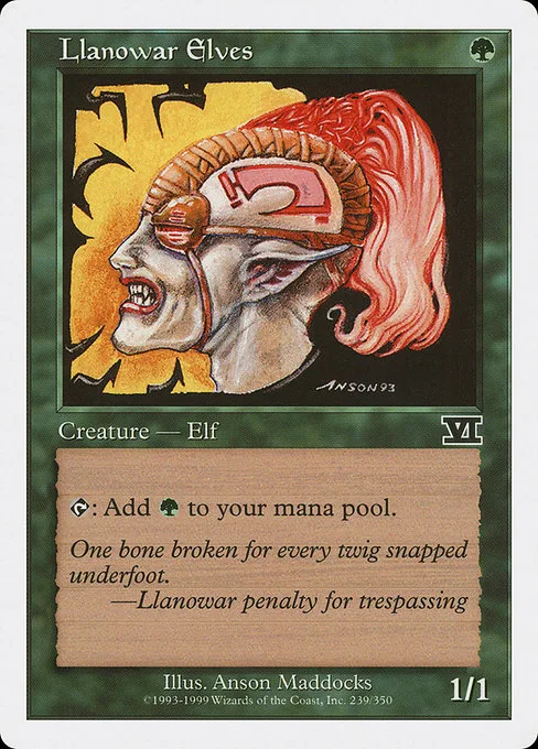 Llanowar Elves · Classic Sixth Edition 239/351