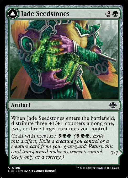 Jade Seedstones // Jadeheart Attendant · The Lost Caverns of Ixalan 195/416