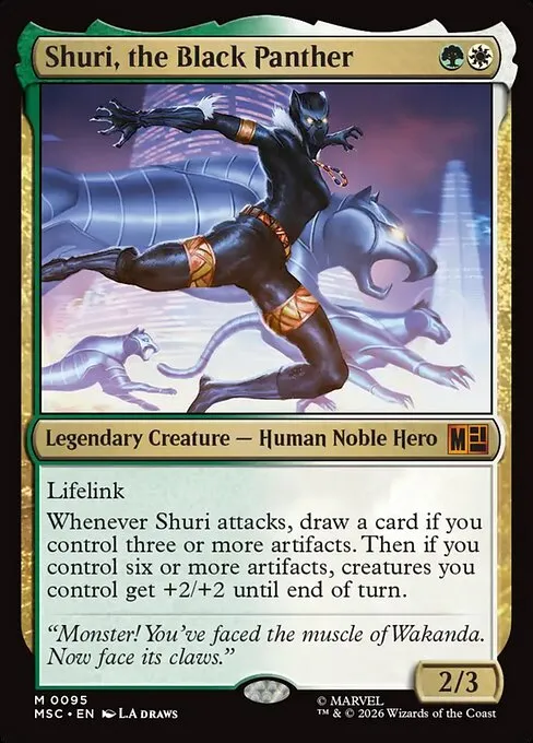 Shuri, the Black Panther · Marvel Super Heroes Commander 95/9