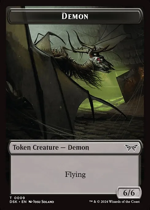 Demon · Duskmourn: House of Horror Tokens 9/19