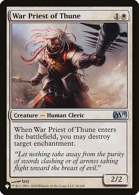 War Priest of Thune · The List M11-38/5050