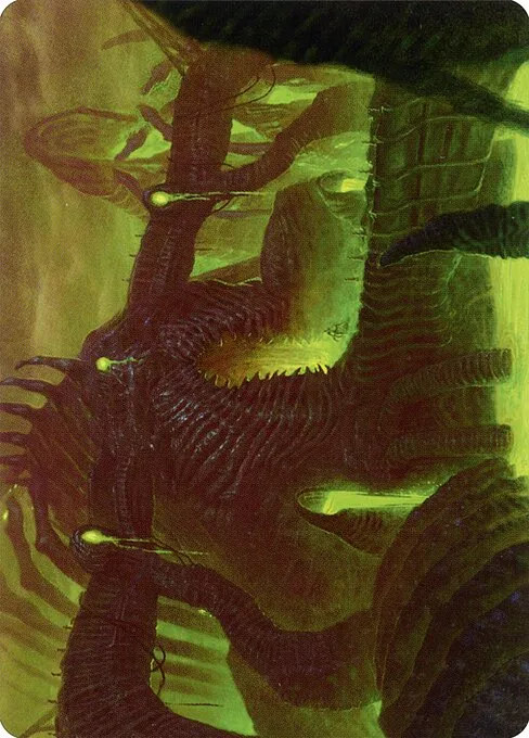 The Dross Pits // The Dross Pits · Phyrexia: All Will Be One Art Series 58/81
