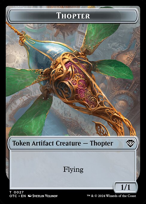 Thopter · Outlaws of Thunder Junction Commander Tokens 27/41