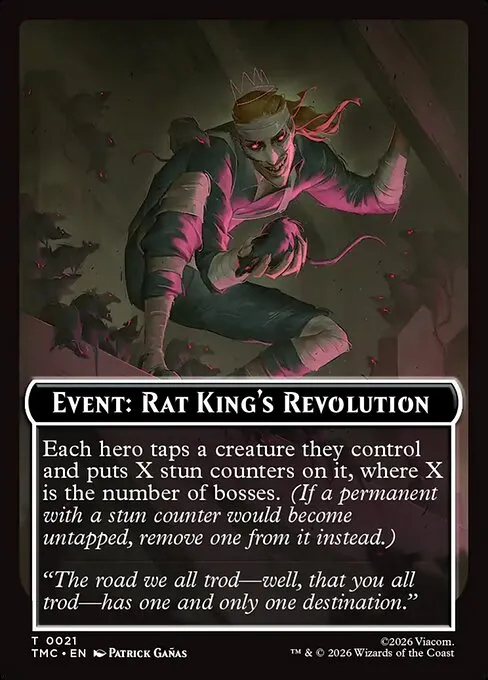 Event: Rat King's Revolution · Teenage Mutant Ninja Turtles Eternal Tokens 21/31