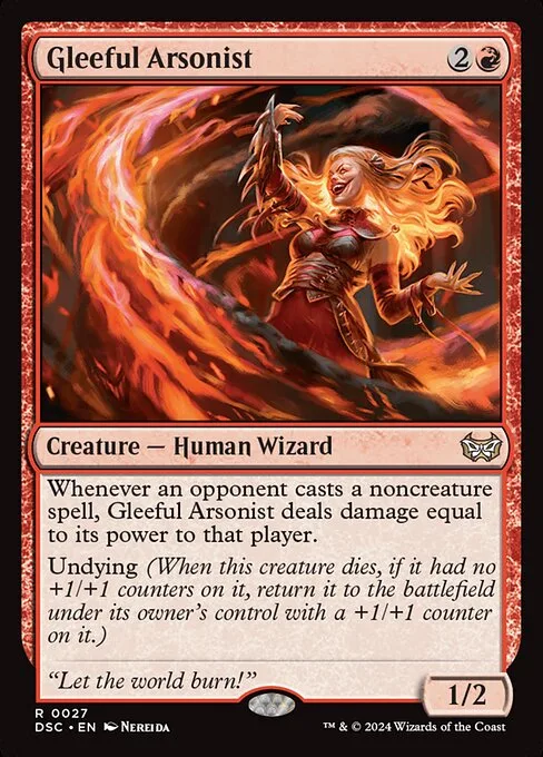 Gleeful Arsonist · Duskmourn: House of Horror Commander 27/373