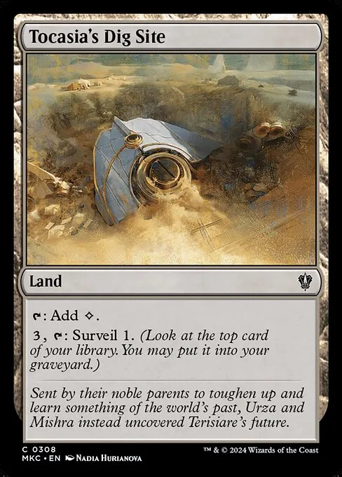 Tocasia's Dig Site · Murders at Karlov Manor Commander 308/358