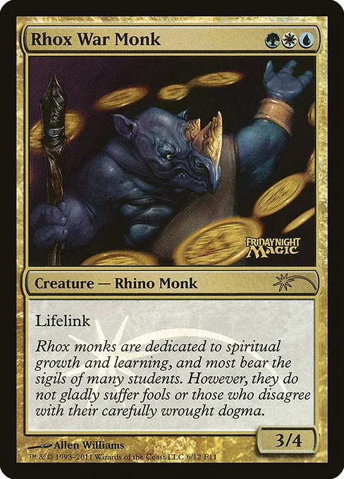 Rhox War Monk · Friday Night Magic 2011 6/12