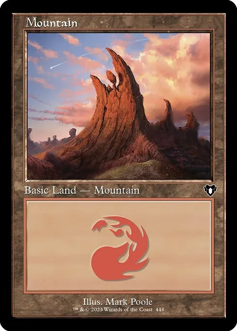 Mountain · Commander Masters 448/1067