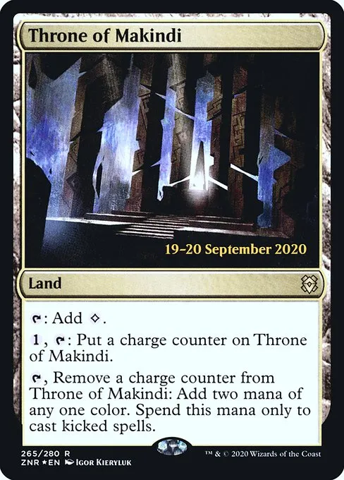 Throne of Makindi · Zendikar Rising Promos 265s/153