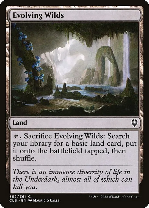 Evolving Wilds · Commander Legends: Battle for Baldur's Gate 352/936