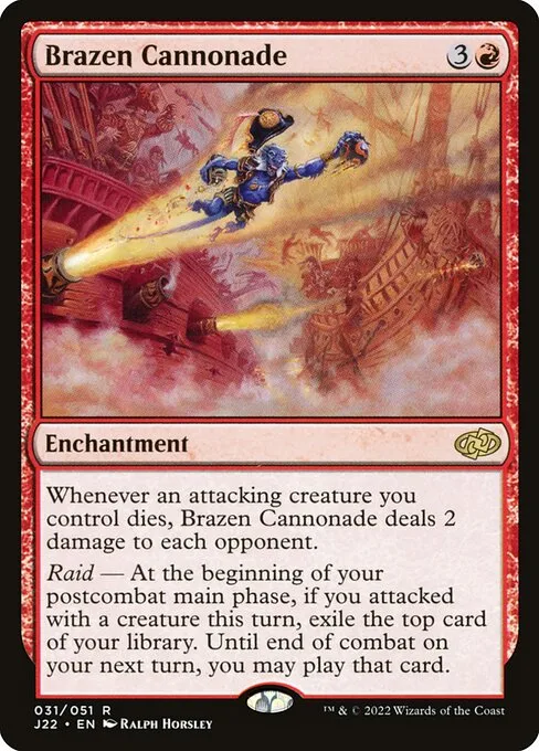 Brazen Cannonade · Jumpstart 2022 31/835