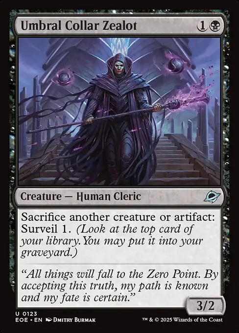 Umbral Collar Zealot · Edge of Eternities 123/400