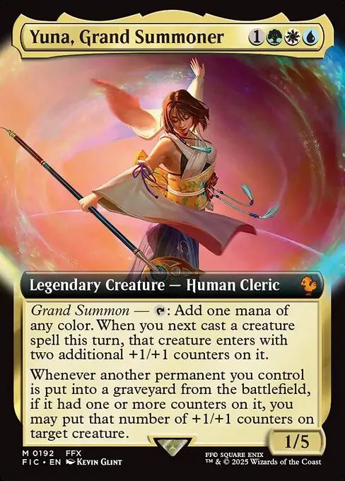 Yuna, Grand Summoner · Final Fantasy Commander 192/486