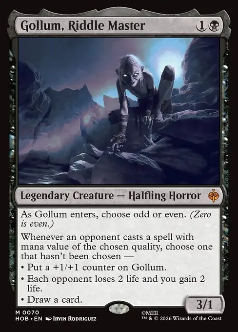 Gollum, Riddle Master · The Hobbit 70/39