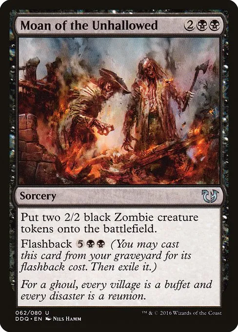 Moan of the Unhallowed · Duel Decks: Blessed vs. Cursed 62/80