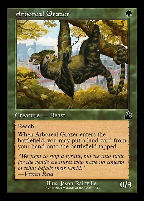 Arboreal Grazer · Ravnica Remastered 343/531