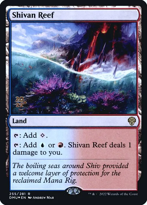 Shivan Reef · Dominaria United Promos 255s/161