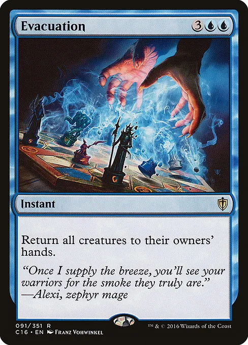 Evacuation · Commander 2016 91/351