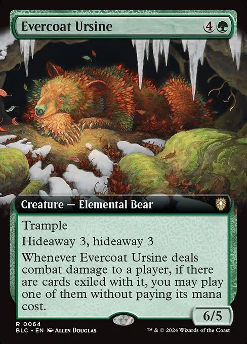 Evercoat Ursine · Bloomburrow Commander 64/356