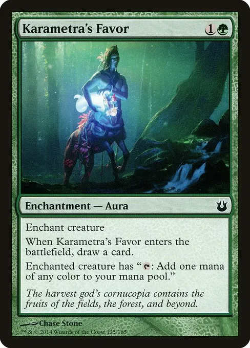 Karametra's Favor · Born of the Gods 125/165