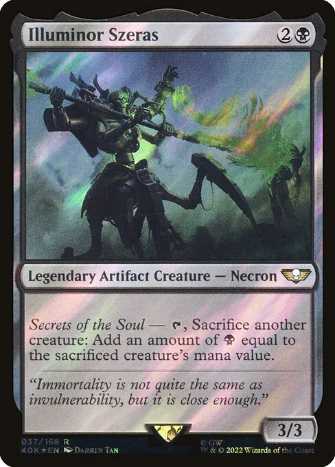 Illuminor Szeras · Warhammer 40,000 Commander 37★/617
